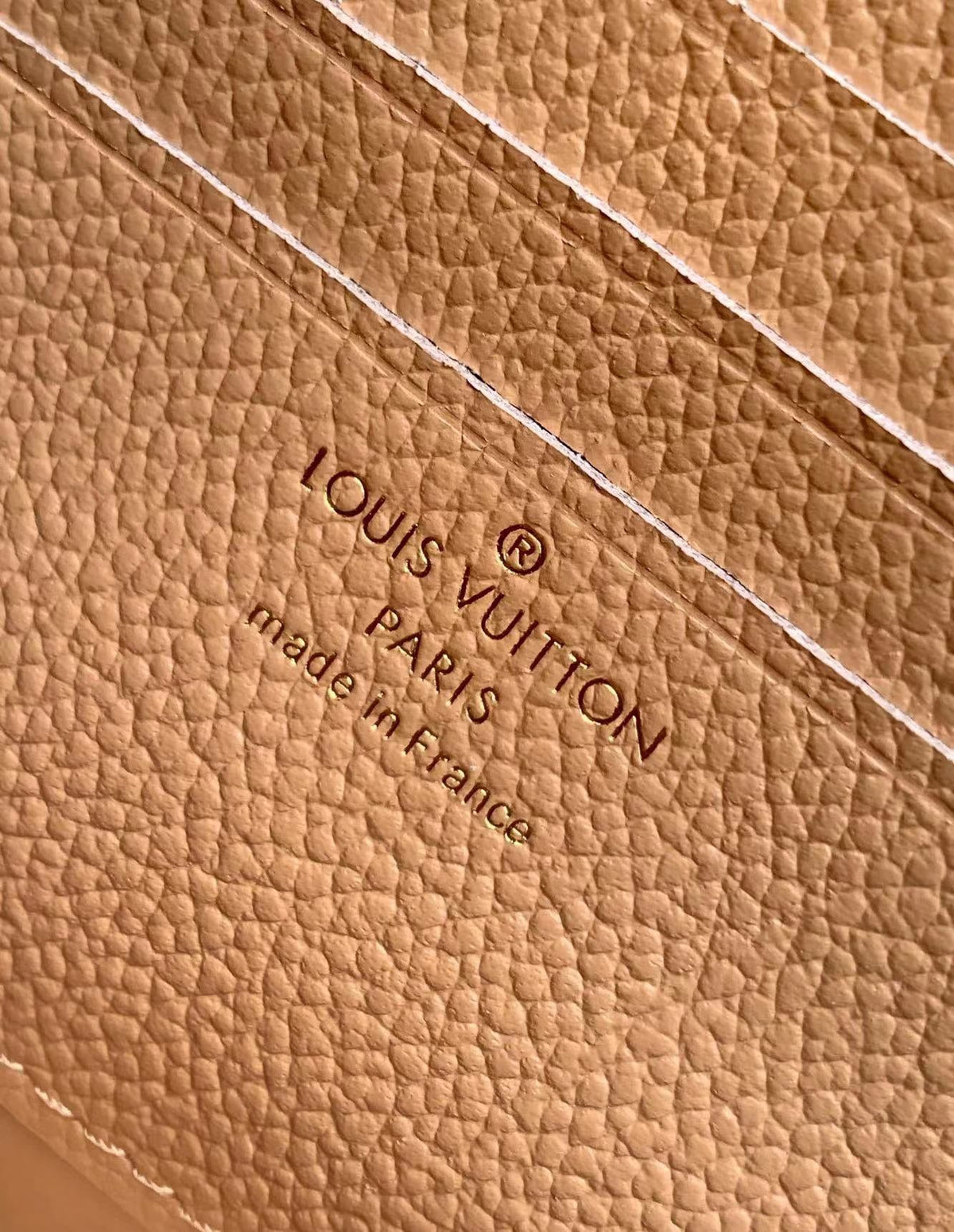 LOUIS VUITTON IVY 23 IN ARIZONA CREAM MONOGRAM EMPREINTE LEATHER GOLD HARDWARE