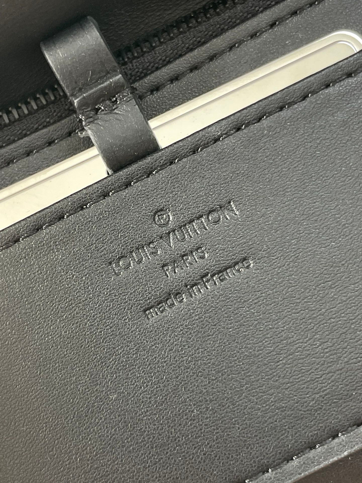 LOUIS VUITTON GO-14 MM 23 IN BLACK QUILTED LAMBSKIN BLACK HARDWARE