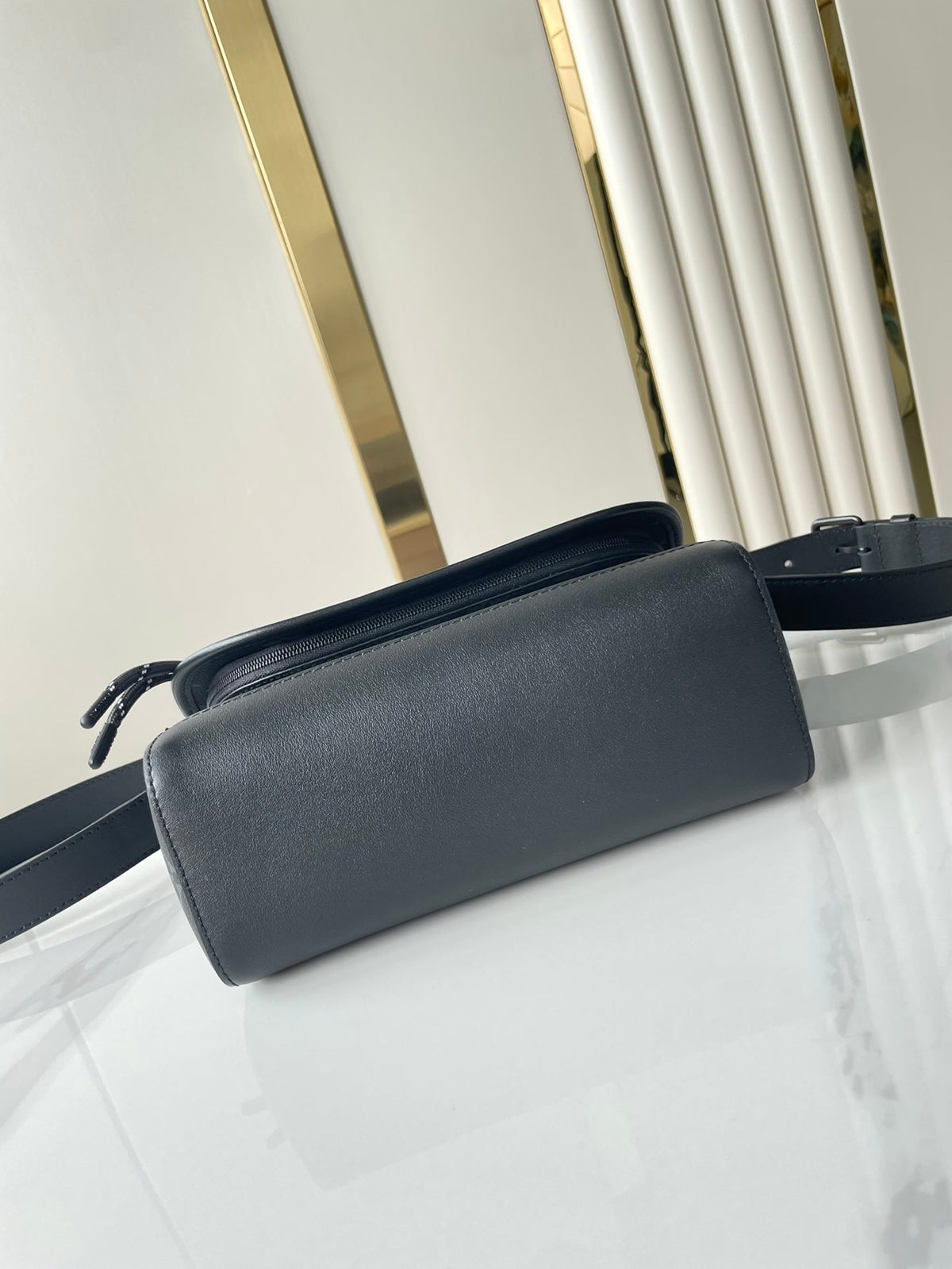 LOUIS VUITTON PULSE MESSENGER 26 IN GUN METAL MONOGRAM ECLIPSE COATED CANVAS